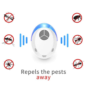 Ultrasonic Pest Repeller, 6 Packs, Electronic Indoor Pest Repellent Plug in for Insects, Pest Control for Living Room, Garage, Office, Hotel