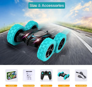 RC Cars Remote Control Car: Drift High Speed Off Road Stunt Car, Kids Toy with 2 Rechargeable Batteries, 4WD System, Cool Birthday Gifts for Boys Girls Age 6-12 Year Old, Kids Toys