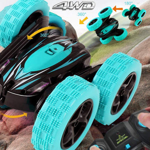 RC Cars Remote Control Car: Drift High Speed Off Road Stunt Car, Kids Toy with 2 Rechargeable Batteries, 4WD System, Cool Birthday Gifts for Boys Girls Age 6-12 Year Old, Kids Toys